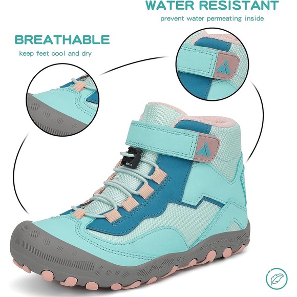New MISHANSHA Water Resistant Hiking Boots Anti Skid Shoes Teal Sz 7 38 - Picture 6 of 16